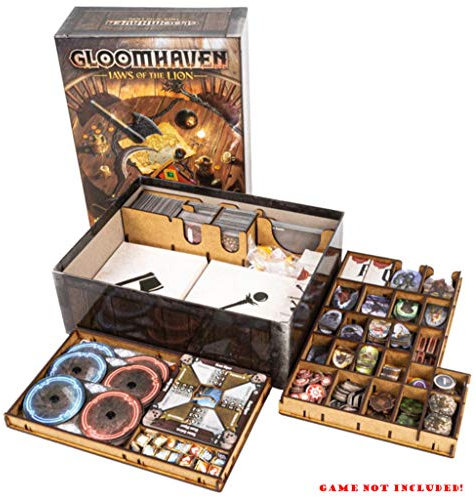 docsmagic.de Organizer Insert for Gloomhaven: Jaws of The Lion Box - Einsatz