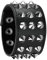 Eigso Punk Leder Manschettenarmband für Männer Frauen Retro Vintage Nieten Armbänder Einstellbar