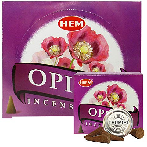 Opium-Räucherkegel und Kegel Räuchergefäß Bundle Insence Insense Hem Räucherstäbchen