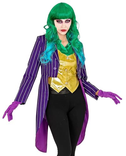 W WIDMANN MILANO Party Fashion - Damen Evil Clown Frack | Horror-Kostümzubehör für Halloween, Karneval und Mottoparty