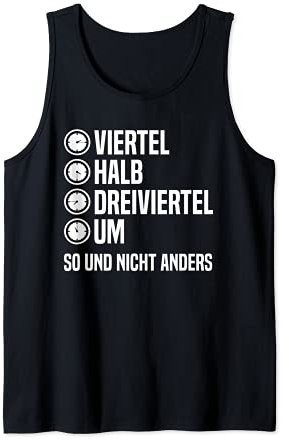 Uhrzeiten in Ostdeutschland so tickt die Ossi Uhr Osten Tank Top