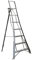 BPS 3 Leg Trade Master Tripod Ladder | 150kg Weight Rating | Auto Locking Clips | Aluminum Ladder | 2.40m