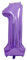 Purple 1 Balloons 40 Inch Large Foil Number 1 Balloons Purple Big Helium Balloon Birthday Foil Balloon Party Decorations Supplies (Purple Number 1）