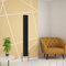 Warmehaus Radiatore tradizionale a tripla colonna nero verticale in ghisa stile riscaldamento centralizzato radiatore 1500 x 292mm