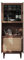 PEVSCO Weinschrank Schmaler Weinschrank Kleiner Größe Rattan Integrierter Weinbarschrank Holz Doppeltür Wall Locker Home Weinprayerschrank Barschrank (Color : B)