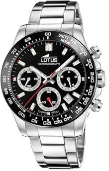 LOTUS Montre pour Homme 18912/6 Freedom Boîtier en Acier Inoxydable Gris Bracelet en Acier Inoxydable Gris