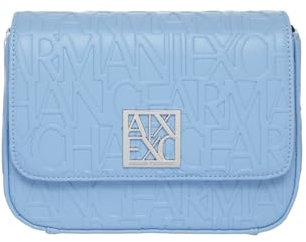 Armani Exchange Women's Liz Bag Crossbody Medium, Blue River