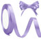 Satinband Lila Lavendel 10mm, 23meters Hellviolett Satinband Satinband Violett Satinbänder Hellviolett Schleifenband Stoffband Für Kunsthandwerk, Ostern Geschenke, Geburtstagsdeko, Bachelorette Party