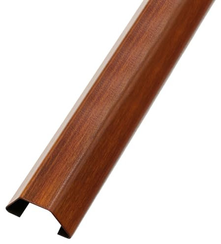 Cable Covers for Cords on Floor, Wood Grain Wire Management Organizer/ Metal Cables Raceway Hider for Under Desk Computer Conduit Ethernet Cords Speaker Wires, 90 - 170 CM ( Color : A , Size : W 10CM/