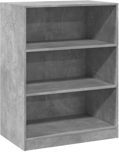 vidaXL Kleiderschrank Betongrau 77x48x102 cm Holzwerkstoff