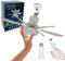 EGOBASIC Ceiling Fan with Lights and Remote,Screw in Ceiling Fans Lights,E27 Bayonet Fixture,Dimmable Led Small Fixtures for Bedroom Garage Kitchen Bathroom Living Room