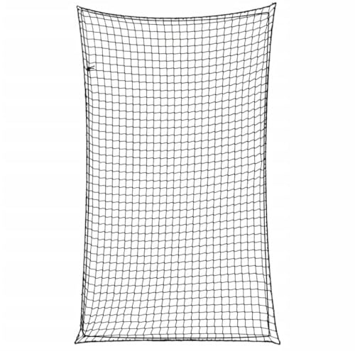 vidaXL Anhängernetz mit Gummiseil Schwarz 5x3 m PP