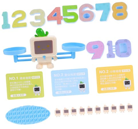 VICASKY 1satz Mädchen Gleichgewichtsspielzeug Mathematisches Lernspiel Für Zählen Und Problemlösung Pädagogisches Holzspielzeug Konzentration Und Mathematischen Fähigkeiten Für