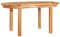 SDWEHO7 Couchtisch für den Außen- und Innenbereich geeignet, Tischplatte mit Latten-Design, Kaffeetisch mit Stabilität und Unverwechselbarkeit, 90x50x45 cm Teak Massivholz Braun