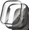 Aimtel 2 Stück Schutzhülle mit Glas Displayschutz Kompatibel mit Apple Watch 10, 360° Rundum Ultradünne PC Hard Hülle, Apple Watch 10 Case, Hülle für Apple Watch 10 46mm [Transparent+Schwarz]