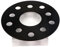 HRQCTIM 2 Stück 12/15/20 Mm Spurverbreiterung Adapter PCD 5x120 CB 74,1 Mm Spurverbreiterung Für B&MW E39 X5 X6 E70 E71 E72 F15 F16 F85 F86 Auto Spurverbreiterungen(2PCS 3mm Black)