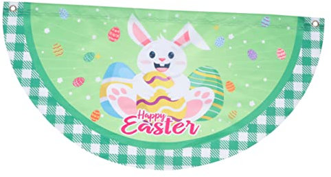 YARNOW Ostern-garten-banner Flagge Outdoor-fan Girlande Outdoor-banner Alles Zum Geburtstag-banner Party-banner Geburtstagsbanner Hintergrund Neon Stolz Dekorationen Polyester