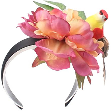 SLXLYH Kopfschmuck, florale Kopfbedeckung mit Vogel für Kinder, Halloween-Party, für Verkaufsmarkt, Blumenschmuck, Blume mit Vogel