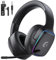 Gvyugke Cuffie da gioco wireless da 2,4 GHz per PS5, PS4, PC, switch - Cuffie da gioco Bluetooth 5.3 con microfono a cancellazione del rumore, suono surround 7.1, batteria 70H, illuminazione RGB