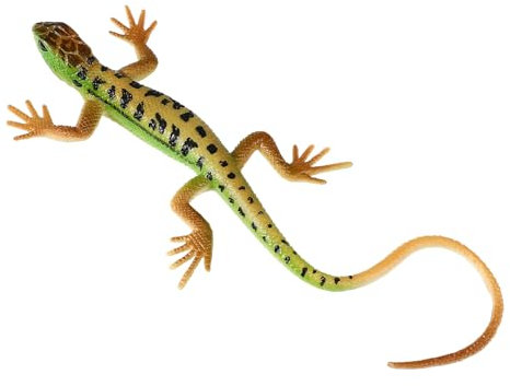 Gatuida Vierbeiniges Schlangenmodell Dein Gefälscht Flexibel Bildungsspielzeug Dehnbares Echsenspielzeug Dinosaurierspielzeug Simulations-eidechsenmodell Kinderspielzeug Grün Plastik