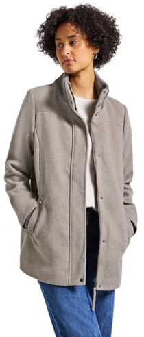 Street One Damen Kurzmantel mit Strickdetails