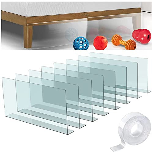 AOUKAR Spielzeugblocker Couch - Sofa Schutz - Kratzschutz Sofa Katze - Spielzeug Blocker Unter Sofa - 12pack 40cm L 8.3cm H Blocking Board - Nur FüR Harte BöDen Geeignet (8P H20 Blockers)