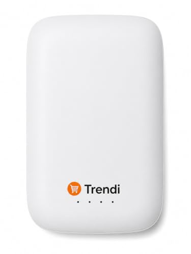 Trendi 5000mAh Magnetic Wireless Power Bank Fast Charging 15W Max with stand – MagSafe, Ultra Slim, with USB-C, Smartphones Battery Pack Compatible with Apple/Android