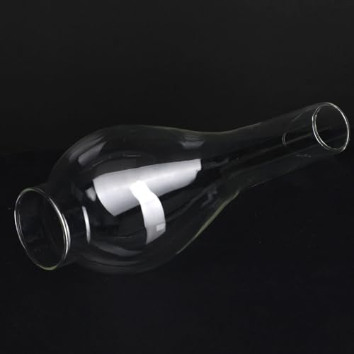BESPORTBLE -Jour Cylindrique en Verre Transparent 5 CM pour Lampe à Pétrole, Simple à Installer, pour Usage Domestique ou Hôtelier
