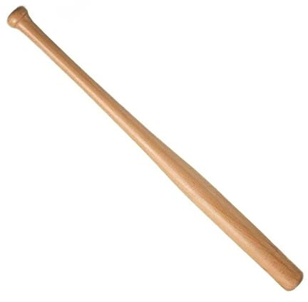 Gummiprodukt M69 - Baseballschläger aus Holz in 4 Längen wählbar (Holz braun, 64cm)