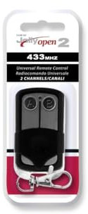 Telecomando universale cancello garage Jolly Open 2 433 MHz