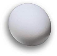 Martenbrown® Lockei für Fallenjagd Eiatrappe Kunststoffei Lockjagd Falsches Hühnerei Imitation Künstliches Ei [1stk.]