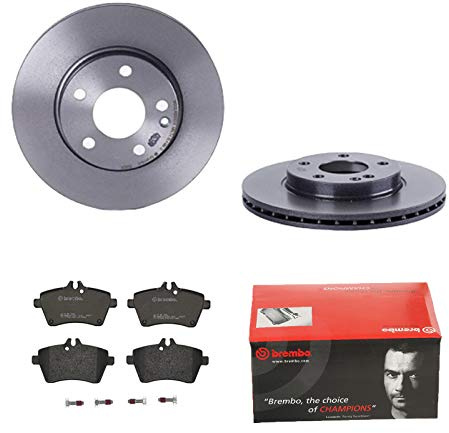 BREMBO Bremsscheiben COATED belüftet + Beläge vorne für Mercedes A-Klasse W169