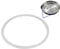 Silicone Gasket Sealing Rings for Pressure Cooker Pot, Cooker Accessory Common Transparent White Kitchen Tool(24cm)