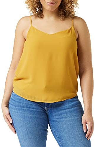 Only Onlmoon Sl Top Noos Wvn, Camiseta Mujer, Amarillo (Mango Mojito), 36
