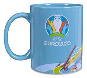 Euro 2020 Unisex's Mug, Turquoise, One Size