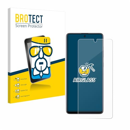 BROTECT Schutzglas für Samsung Galaxy A71 | Transparenter Displayschutz Made in Germany Schutzfolie Panzer Folie Glas 9H Anti-Fingerprint Einfache Montage Clear
