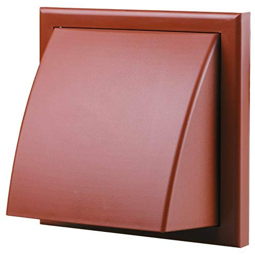 125mm 5-inch Durable Windproof Outside Cowl Vent Cover Weather Rainwater Protection Cooker Hood Bathroom Shower Kitchen Shed Tumble Dryer Utility Room Extractor Fan MVHR Unit Passive Vent