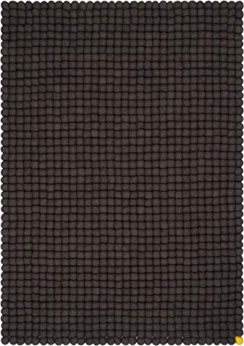 myfelt Filzkugelteppich Big One anthrazit — 50x70 cm
