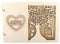 Atyhao Wooden Wedding Guest Book Album Message Notebook for Wedding Engagement Decoration Event Party Supplies Decorations Guestbooks(#2)