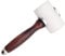 Fbshicung Leather Carving Hammer, DIY Leathercraft Mallet, Cowhide Sew Club DIY Leathercraft Wooden Mallet Wood Handle (T-Head)…
