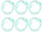 Artibetter 6pcs 2 Meters Soft Oxygen Nasal Cannula Nasal Oxygen Cannula Nasal Cannulae Oxygen Accessories Green