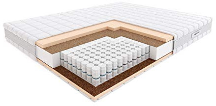 Hilding Anders Pasodoble Taschenfederkern | Feste | orthopädische Matratze | medizinisches Gerät | zweiseitige | 7-Zonen-Schnitt für alle Schlaftypen | H4 | Tencel Bezug | 100x200