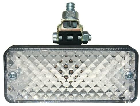 MelTruck Rückfahrleuchte Rückfahrscheinwerfer 110x48x70 Gelenkhalter E20 SET mit Glühbirne 24V