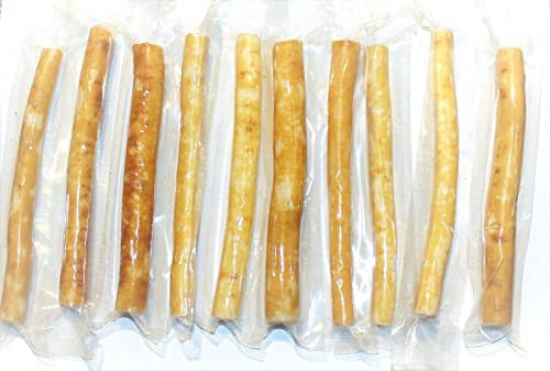 Al Amana Miswak 10x XXL - Siwak - Meswak Stücke - Misvak - Sewak Stick - Holzzahnbürste Zahnputzholz vegane Zahnhölzer vom Zahnbürstenbaum Persica vakuumverpackt für saubere Zähne (10), 15 cm, Beige