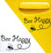 BBTO 2 Stücke Fenster Aufkleber Stoßstange Autoaufkleber Lustige Bienen Autoaufkleber Hummel Biene Aufkleber Hummel-Spaß Auto Sticker für Autos Wand Zubehör, 15,5 x 8,5 cm, Weiß, Schwarz