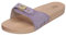 Scholl Pescura Flat, Sandali Donna, Lilla, 39 EU