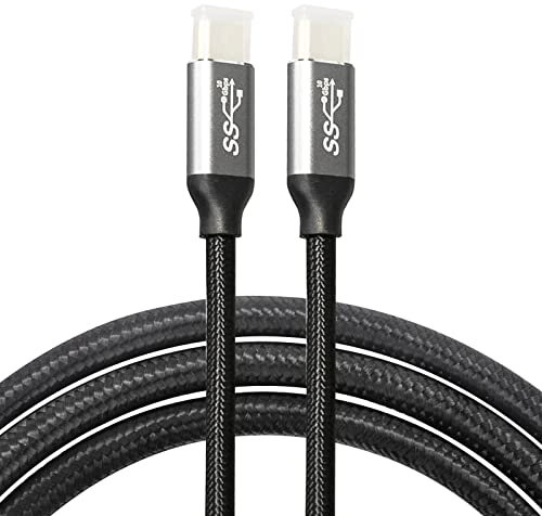 BOOBRIE 100 W USB-C Cable 2 m Type C Male Cable 3.1 GEN2 Extension Cable Mobile Phone PD Charging up to 5A and 10 Gbps High Speed Data Transfer for Windows, Mac, Android PC, Laptop/Tablet
