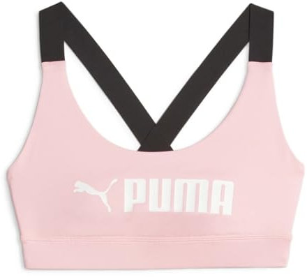 PUMA Damen Mid Impact Fit BH Unterwäsche Top