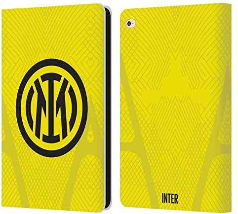 Head Case Designs Licenciado Oficialmente Inter Milan Tercero Kit De Escudo 2022/23 Carcasa de Cuero Tipo Libro Compatible con Apple iPad Air 2 (2014)