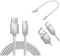 SILCOSTAR USB-C 3 Pack (30cm/1m/2m) Type C Nylon Braided Sync Fast Charger Cable For Samsung Galaxy Tab A7 Lite 8.7 (2021) SM-T220/T225 / Galaxy Tab A7 10.4(2020) SM-T500/T505